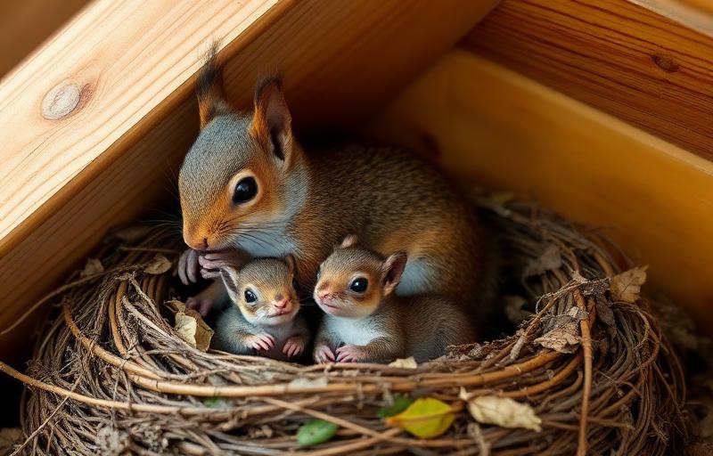 When do squirrels have babies