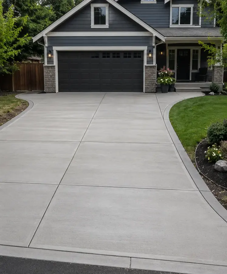 After — Concrete Driveway — Demo & Replacement