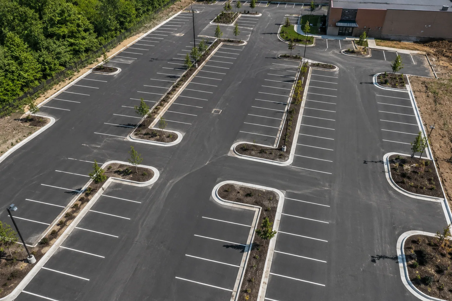 Concrete curb and gutter project 1 in West Georgia