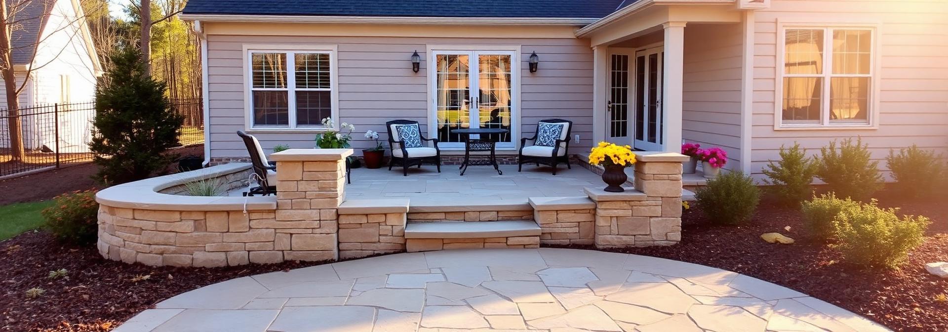 Custom paver patio installation in Carrollton, Georgia