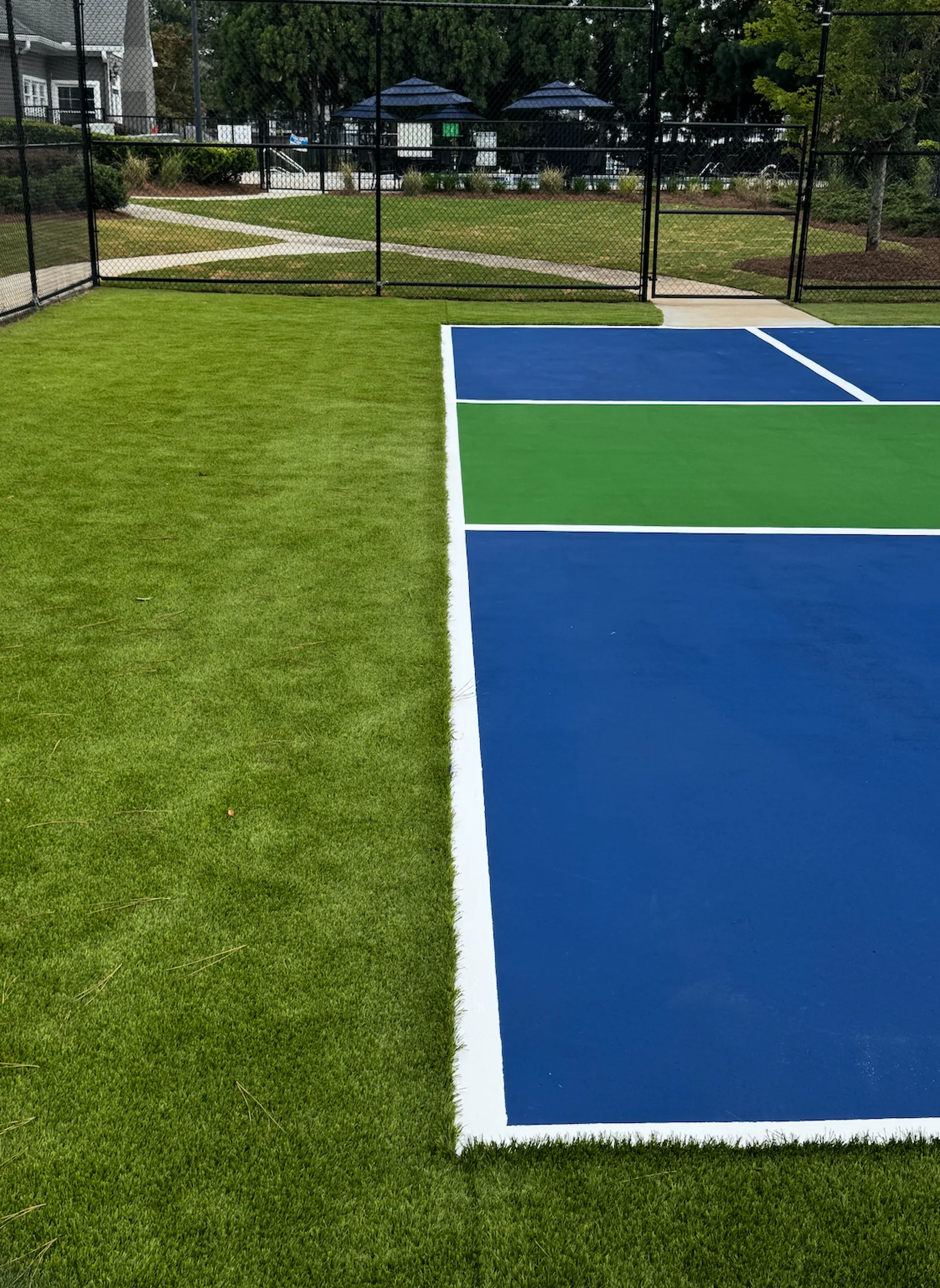 Completed pickleball court project 3